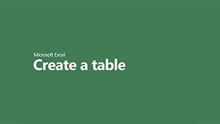 Excel - 04. Tables Image