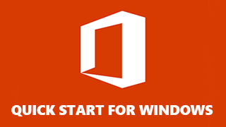 Office 365 - 01. Quick Start for Windows Image